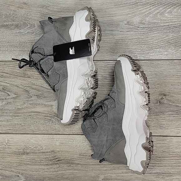 Sorel Size 5 Gray Kinetic Breakthru Caribou Sneaker Boot NWT - Picture 6 of 10